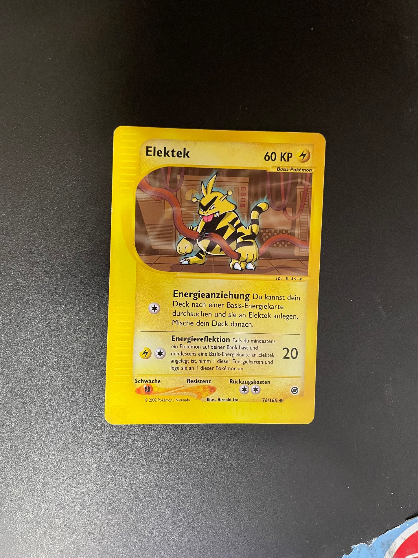 Pokemon Karte e-Series Elektek 76/165 Deutsch