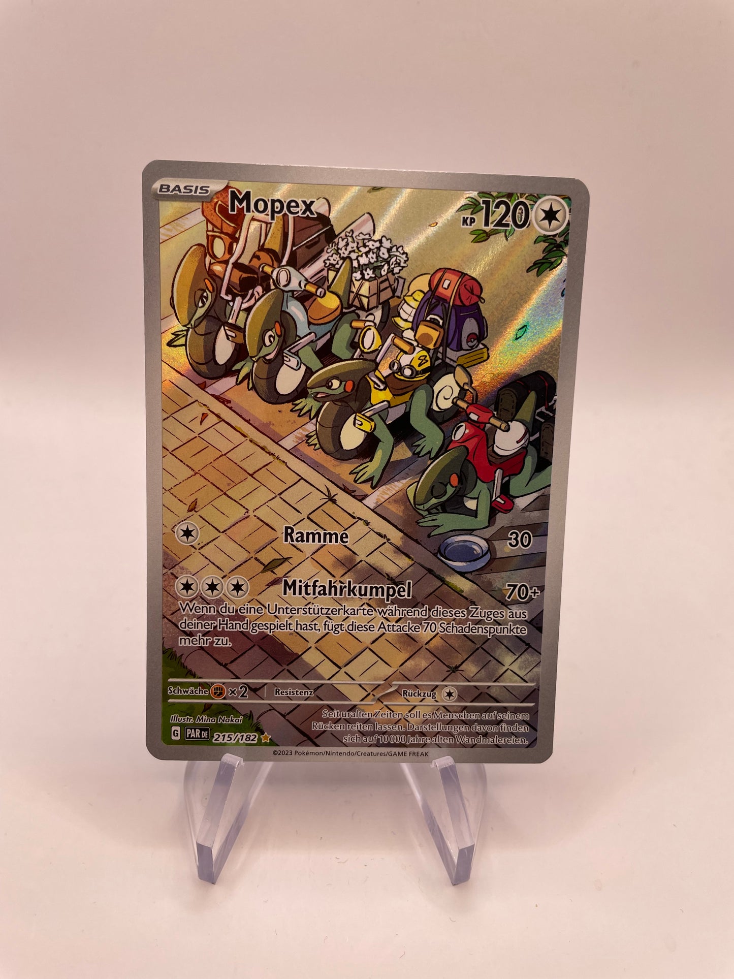 Pokemon Karte Art-Rare Mopex 215/182 Deutsch