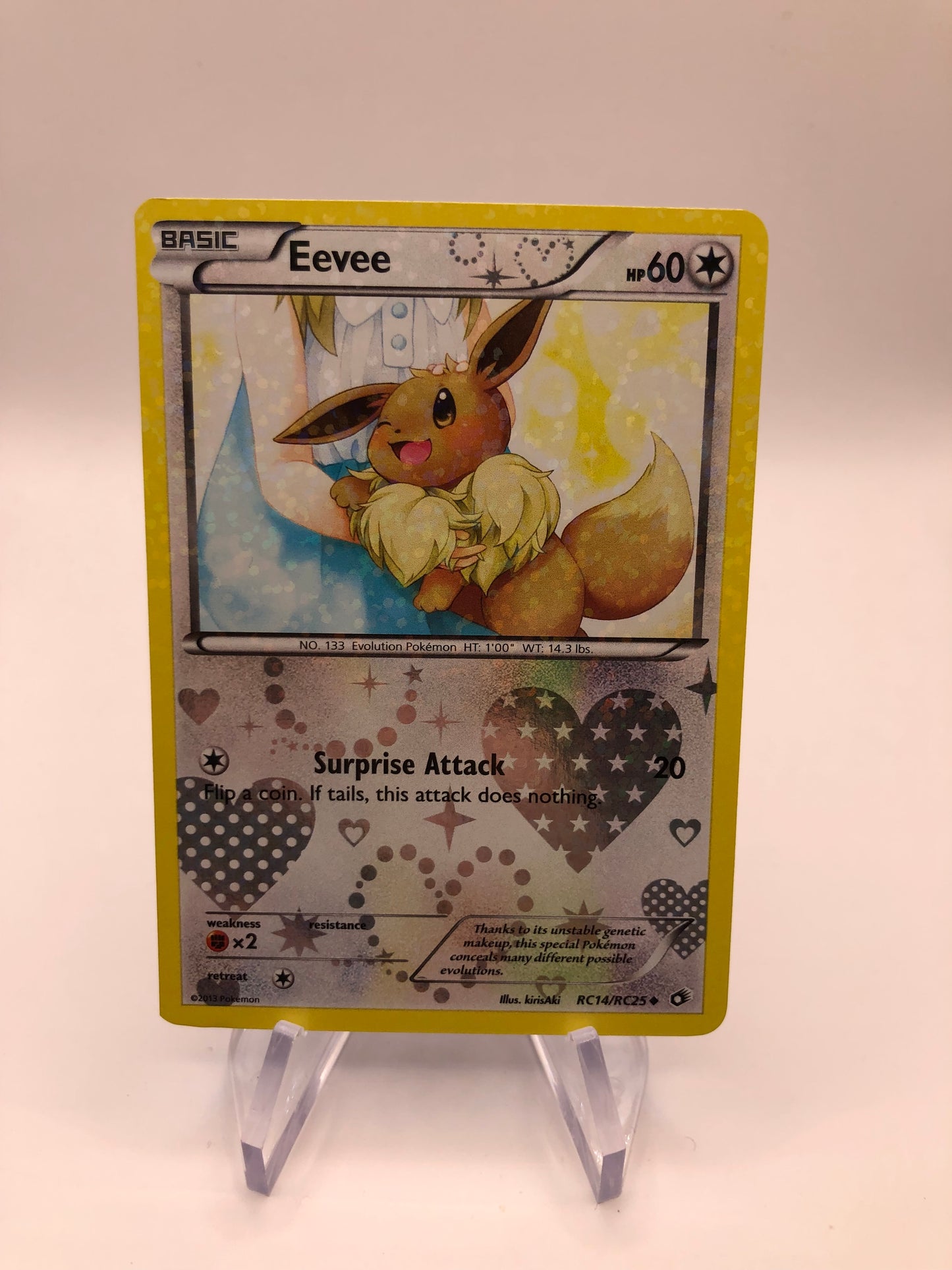 Pokemon Karte Rc Evoli Rc14/Rc25 Englisch