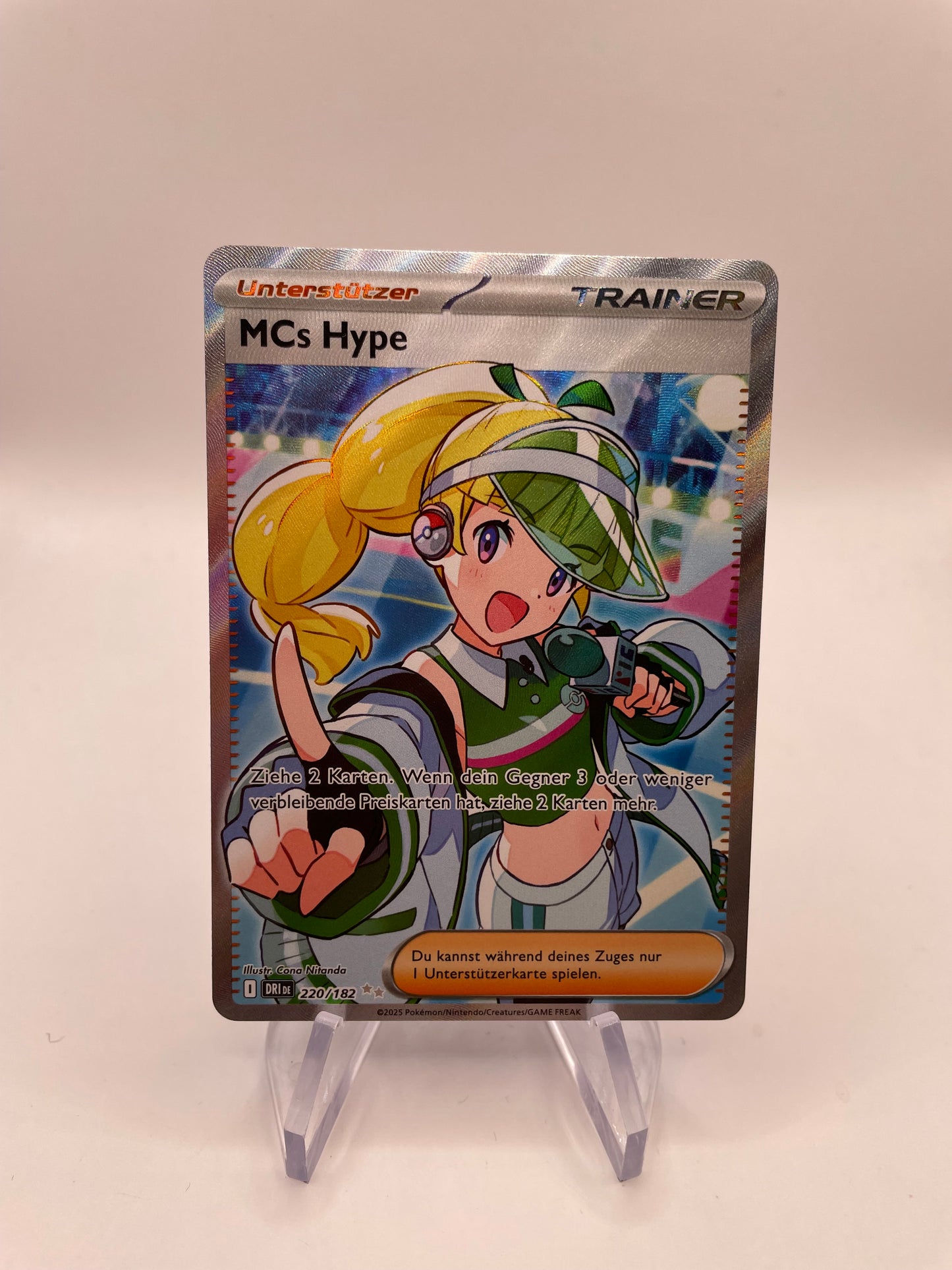 Pokemon Karte Trainer Mcs Hype 220/182 Deutsch