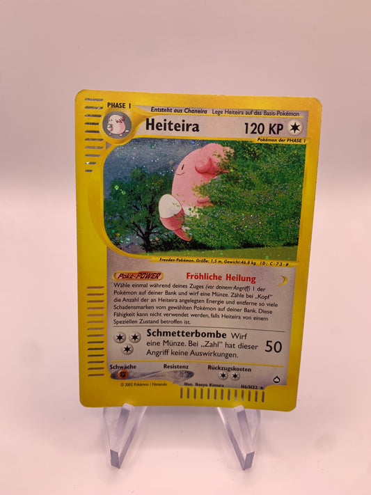 Pokemon Karte Holo E-Serie Heiteira H6/H32 Deutsch