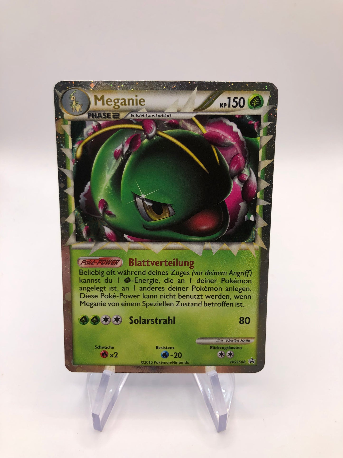 Pokemon Karte Prime Promo Meganie HGSS08 Deutsch