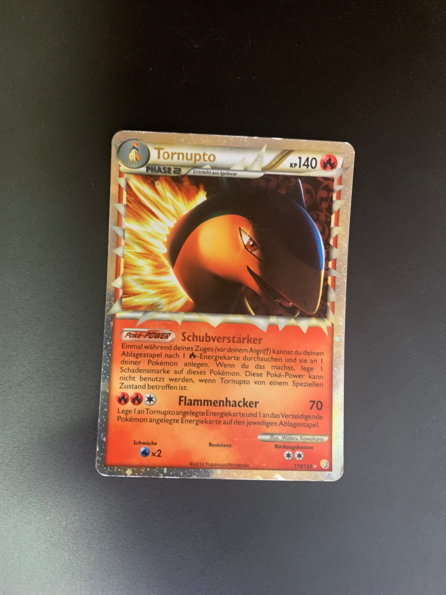 Pokemon Karte Prime Tornupto 110/123 Deutsch