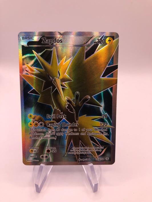 Pokemon Karte Fullart Art-Rare Zapdos 29/83 Englisch
