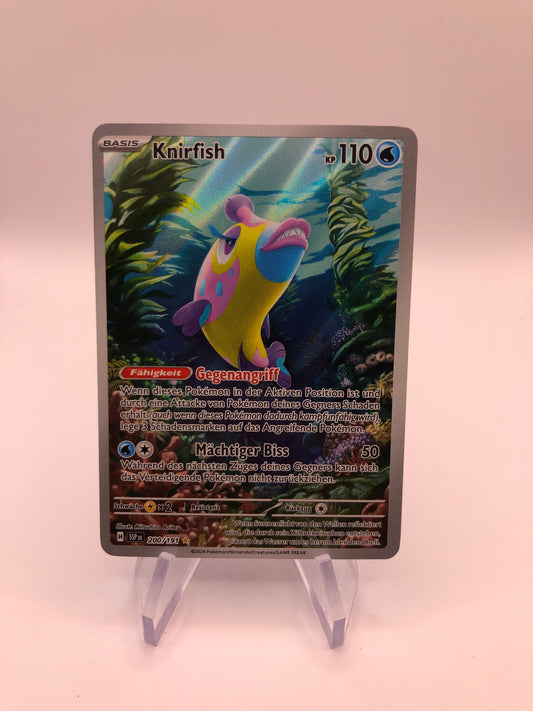 Pokemon Karte Art-Rare Knirfish 200/191 Deutsch