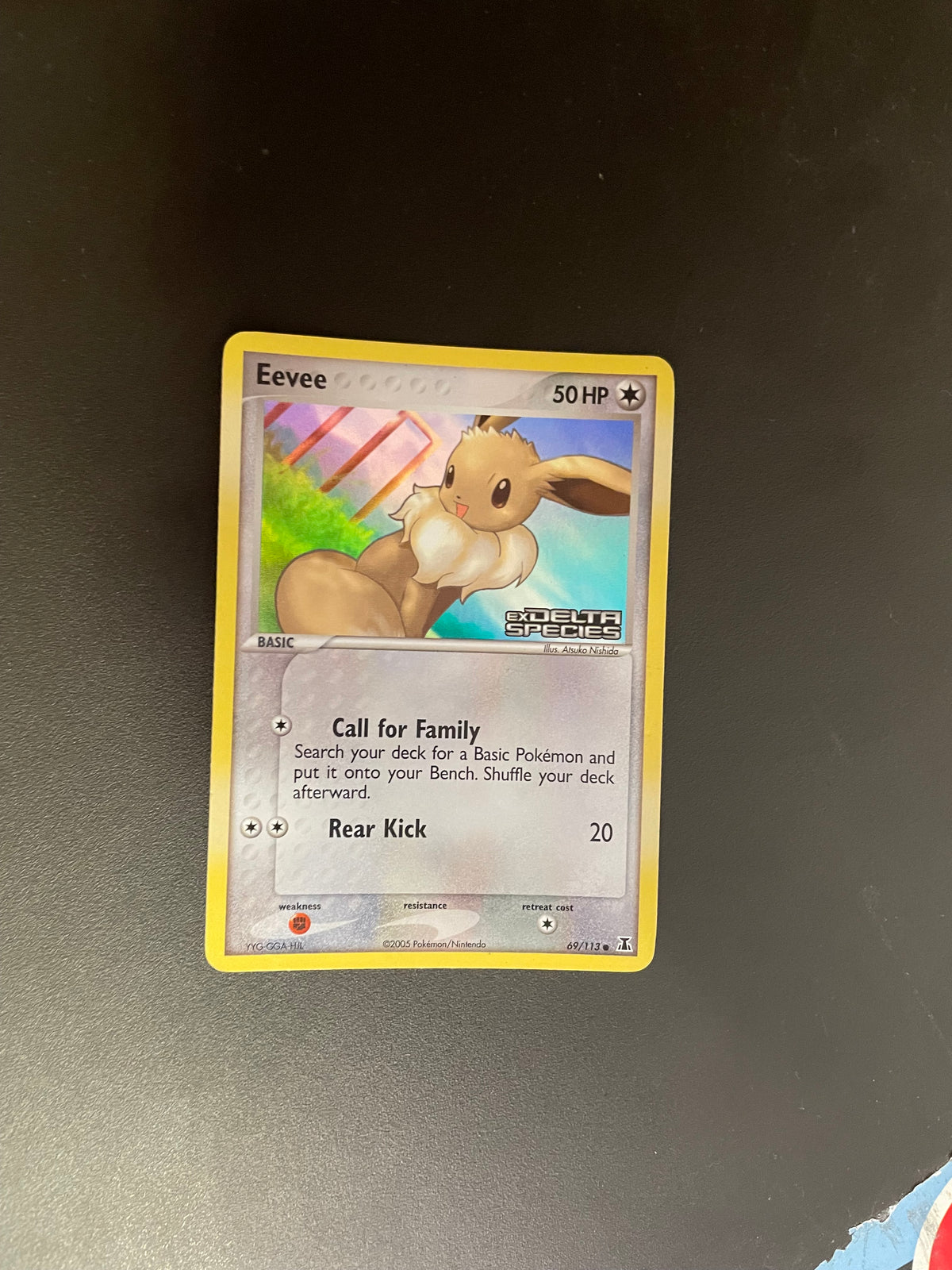 Pokémon Karte Eevee 69/113 Englisch