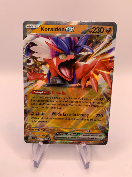 Pokemon Karte Ex Koraidon 125/198 Deutsch