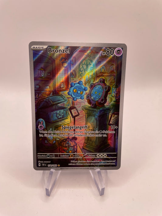 Pokemon Karte Art-Rare Bronzel 170/162 Deutsch