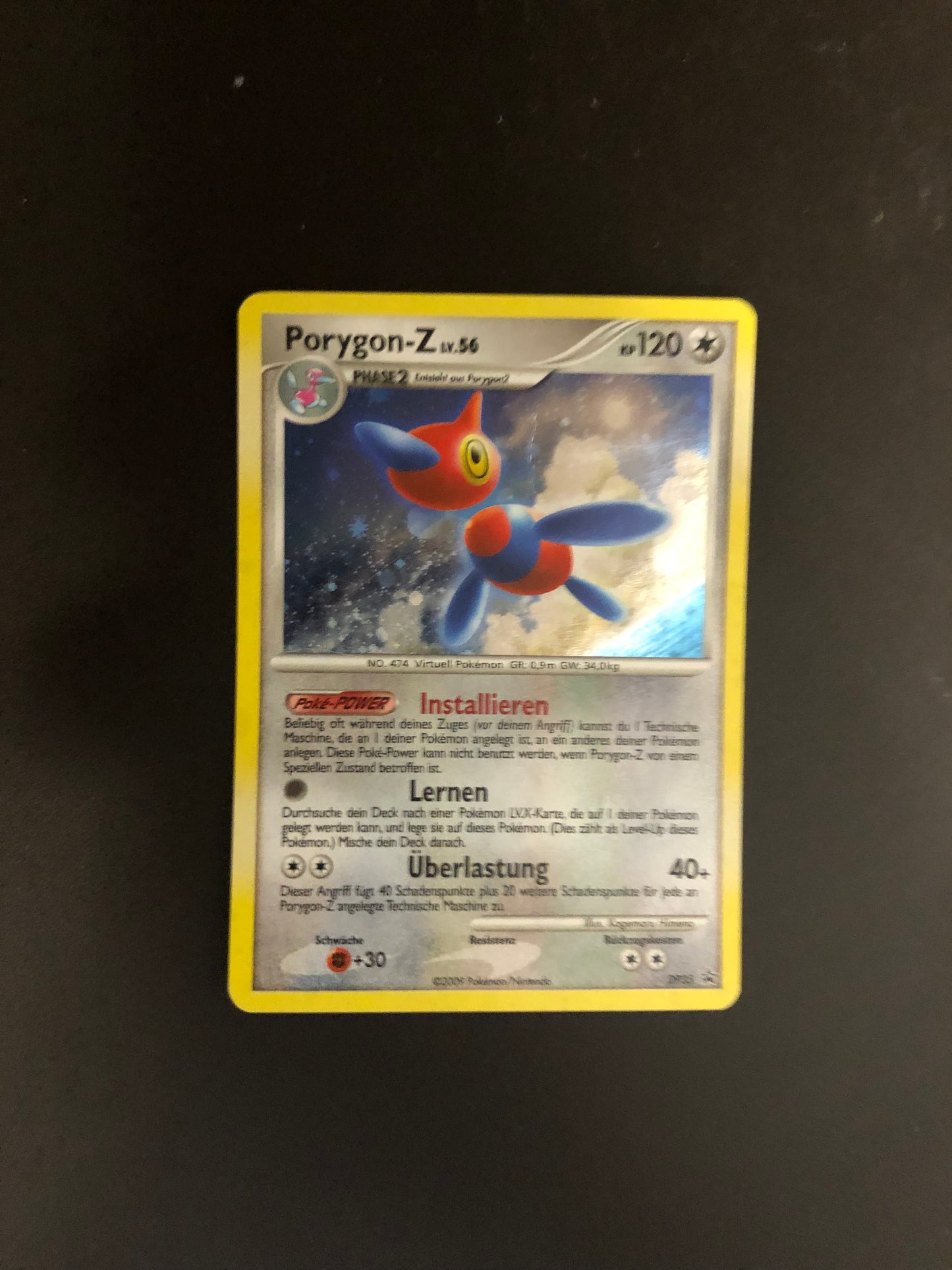Pokemon Karte Holo Porygon-Z DP35 Deutsch