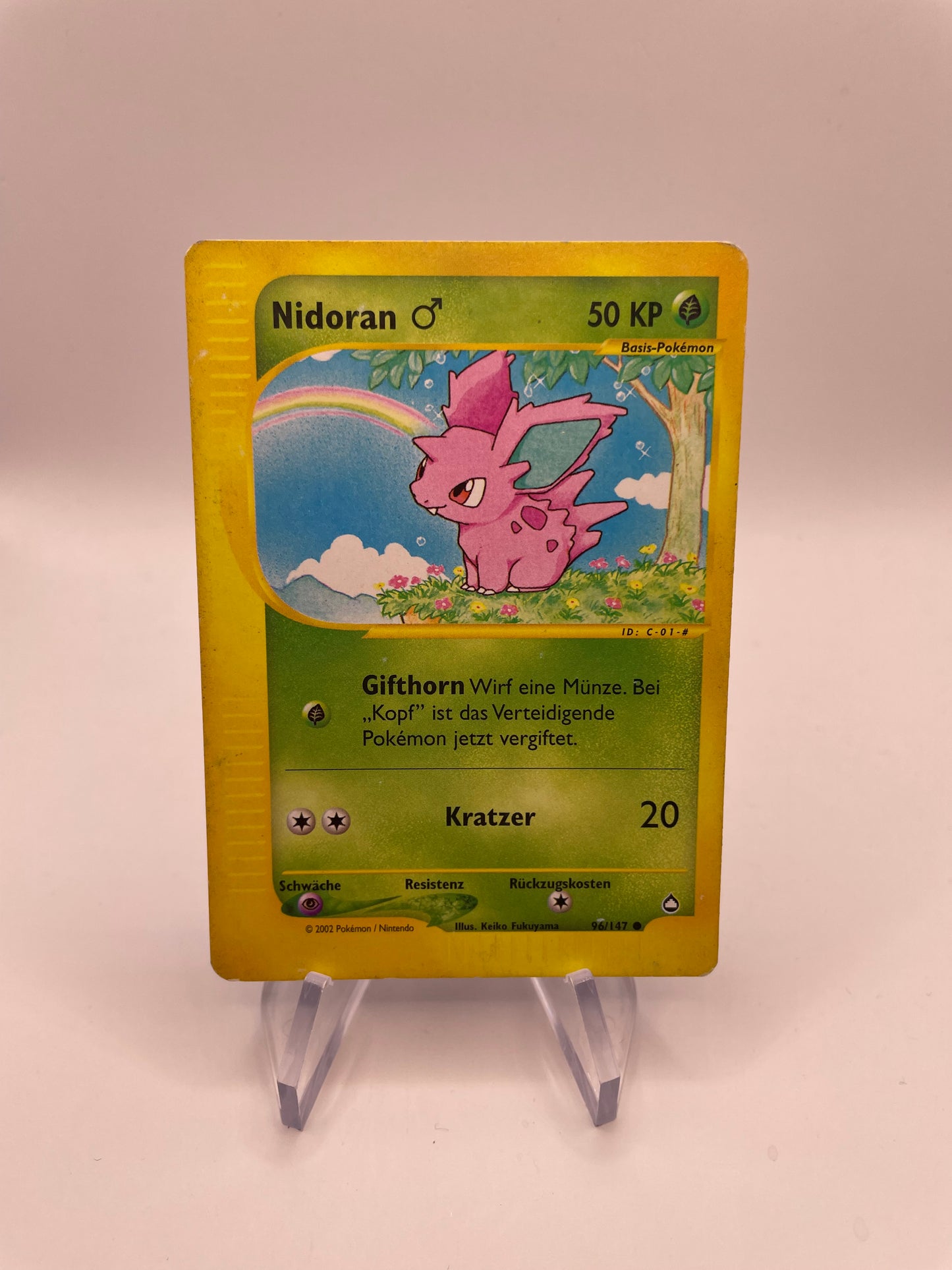 Pokémon Karte e-Series Nidoran 96/147 Deutsch