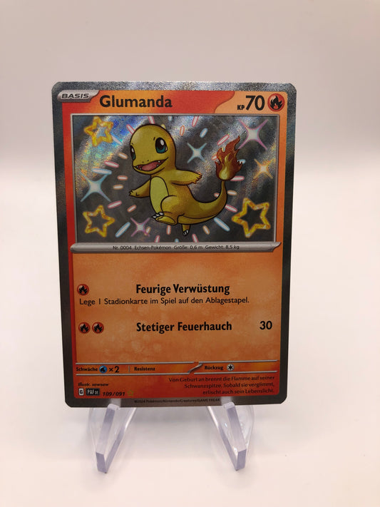Pokemon Karte Glumanda 109/91  Deutsch
