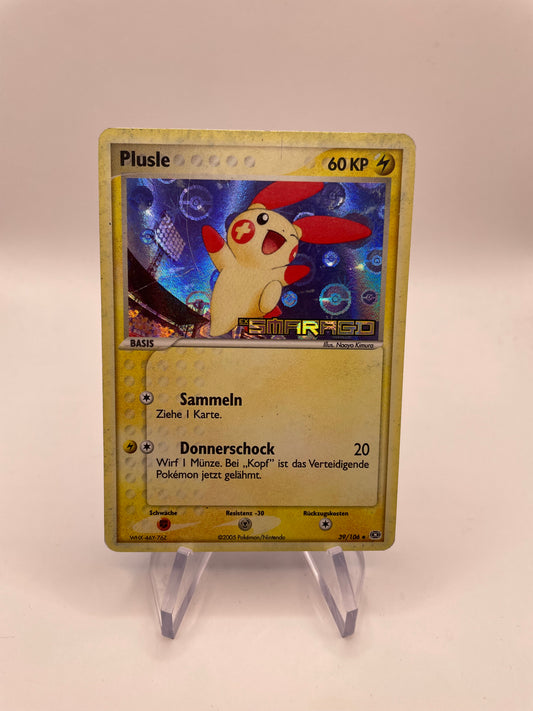 Pokemon Karte Holo Plusle 39/106 Deutsch