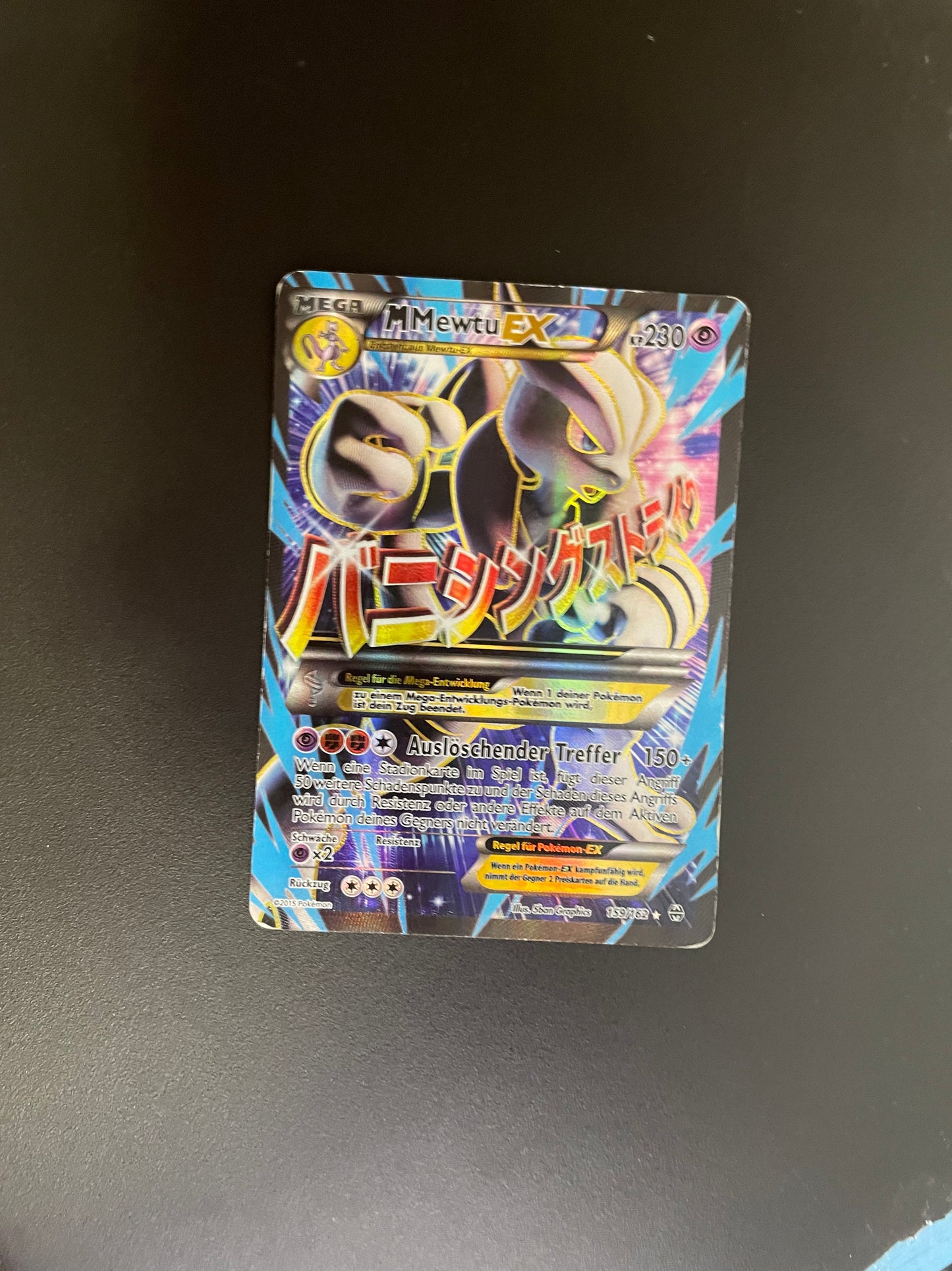 Pokemon Karte Mega Mewtu 159/162 Deutsch