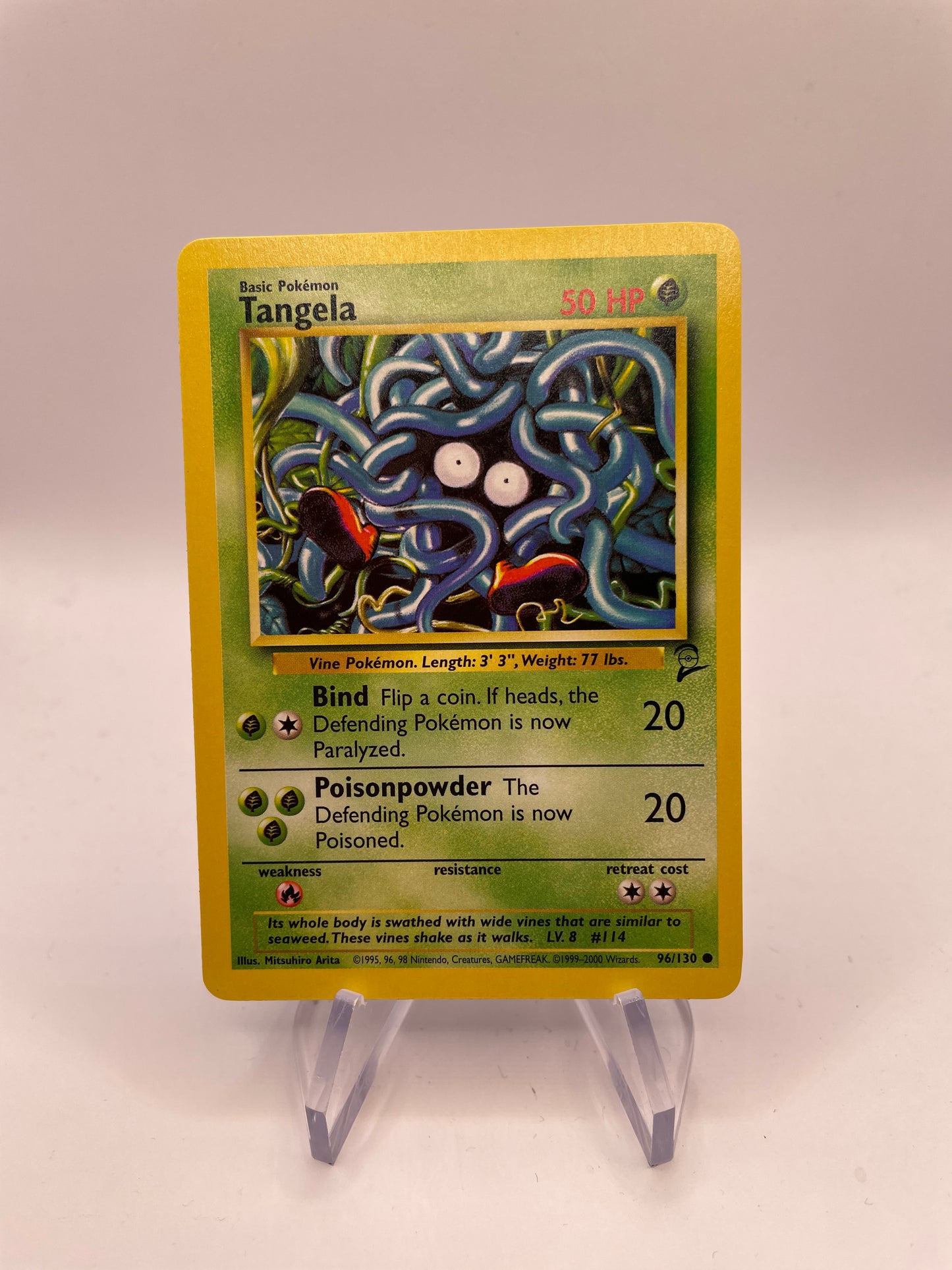 Pokemon Karte Base Set 2 Tangela 96/130 Englisch