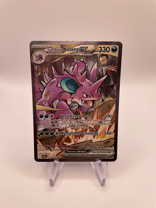 Pokemon Karte Ex Team Rockets Nidoking 233/182 Deutsch
