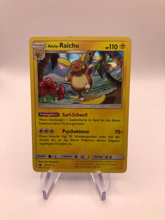 Pokemon Karte Holo Raichu 31/111  Deutsch