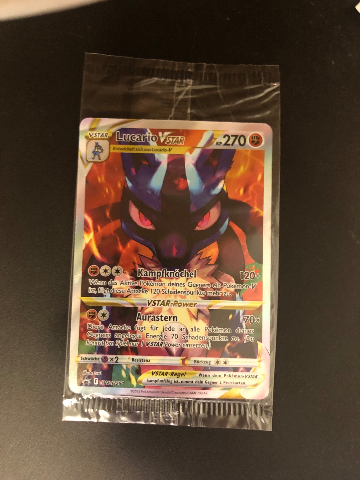 Pokemon Karte Vstar Promo OVP Lucario SWSH291  Deutsch