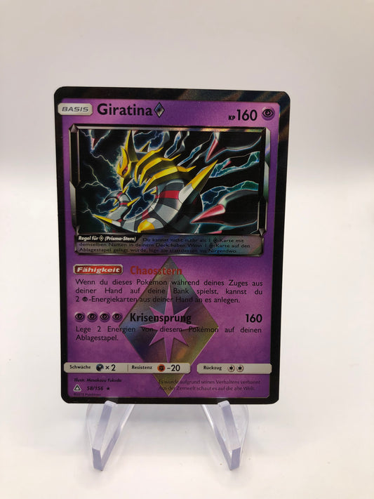 Pokemon Karte Giratina 58/156 Deutsch