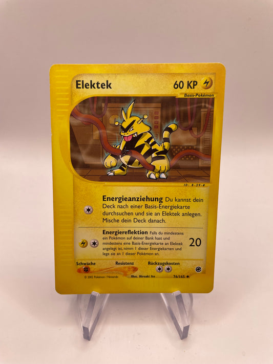 Pokemon Karte e-Series Elektek 76/165 Deutsch