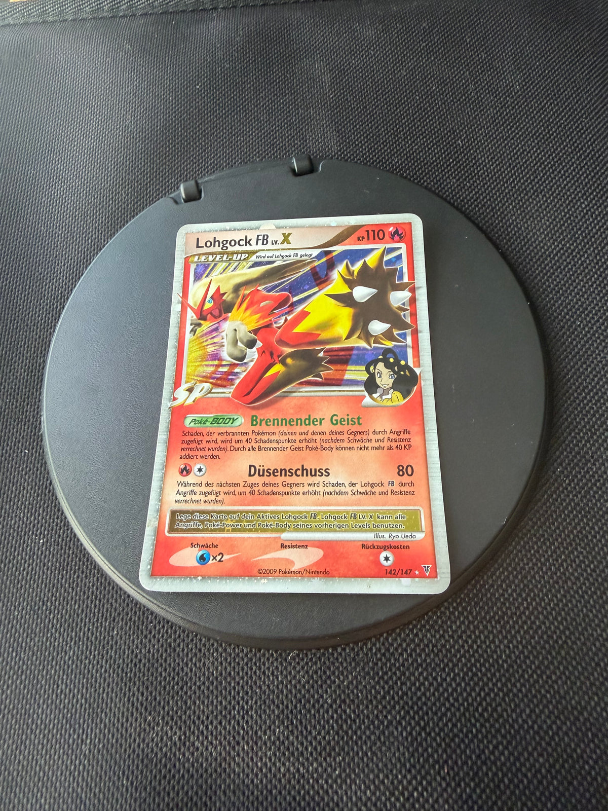 Pokemon Karte Lv.X Lohgock 142/147 Deutsch