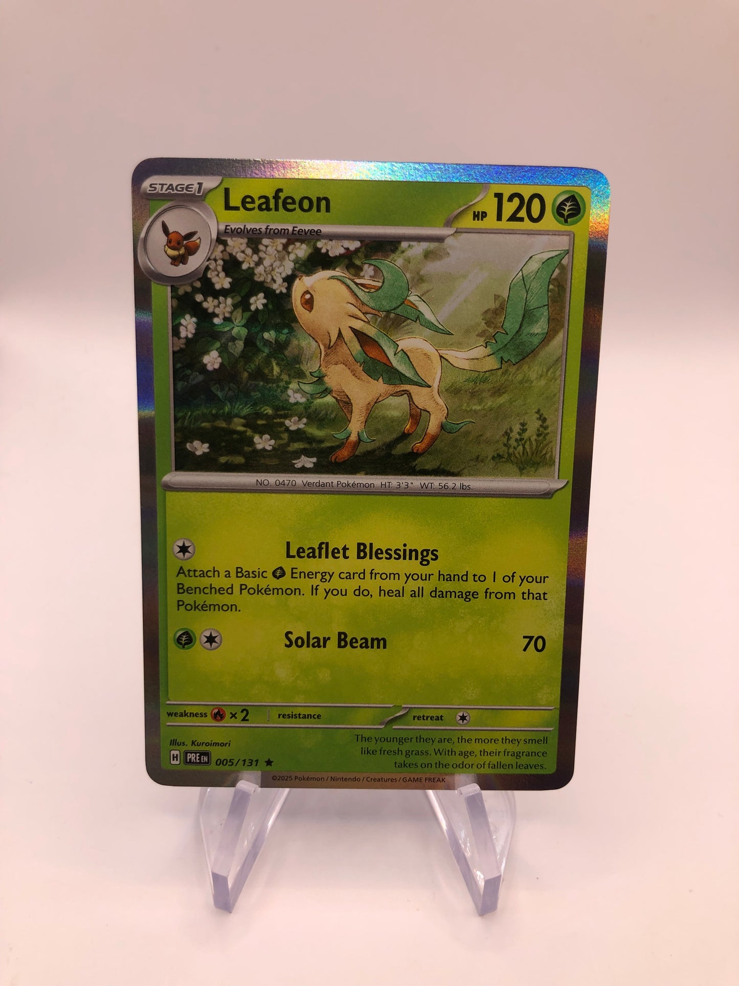 Pokemon Karte Folipurba 5/131 Englisch