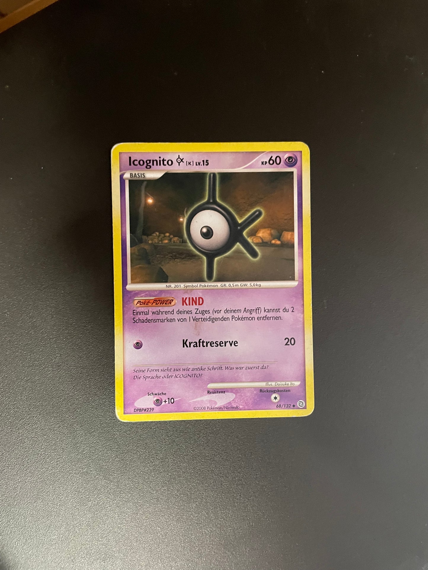 Pokémon Karte Icognito 68/132 Deutsch
