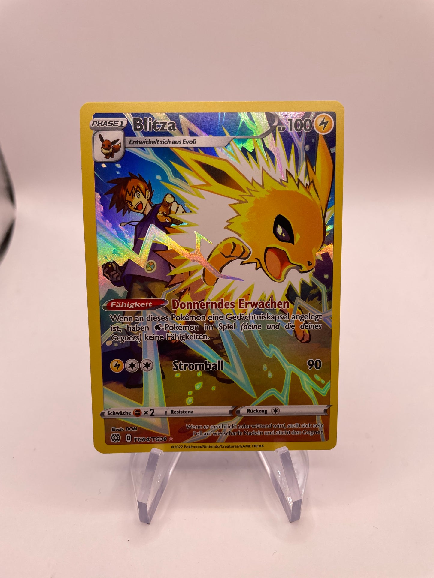 Pokemon Karte Art Rare Blitza TG04/TG30 Deutsch