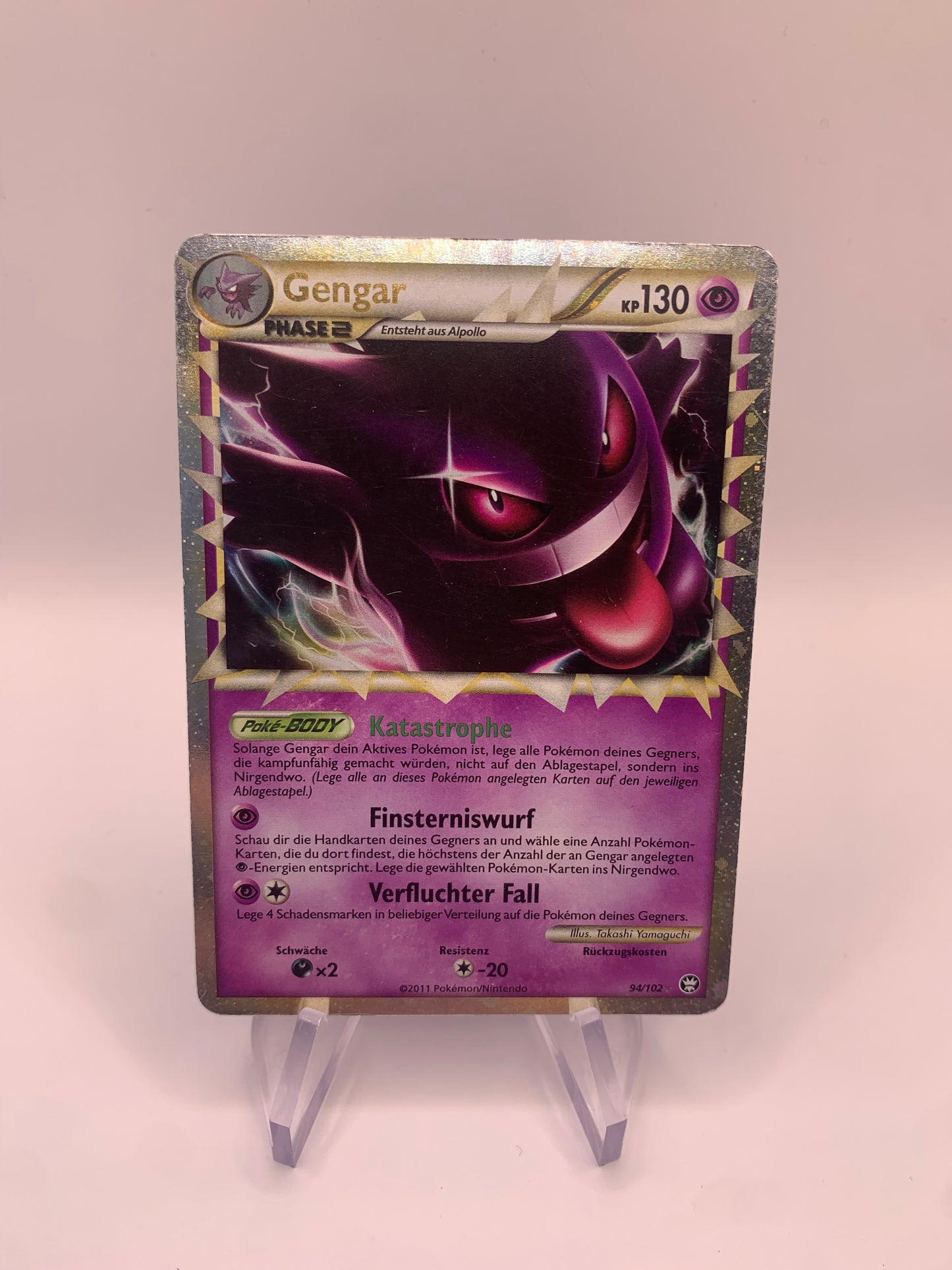 Pokemon Karte Prime Gengar 94/102 Deutsch