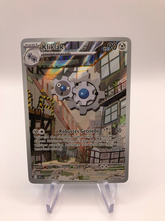 Pokemon Karte Art Rare Kliklak 140/86 Deutsch