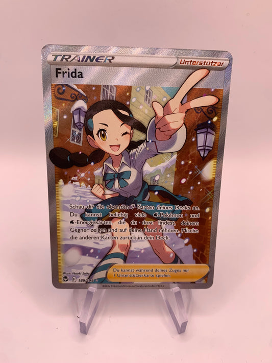 Pokemon Karte Trainer Frida 189/195 Deutsch