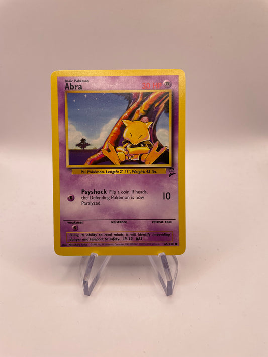 Pokemon Karte Base Set 2 Abra 65/130 Englisch