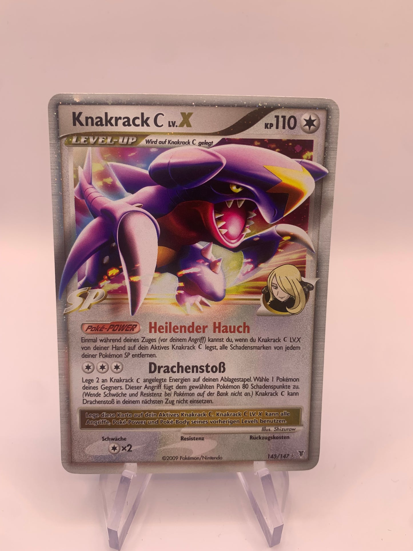 Pokemon Karte Lv.X Knakrack 145/147 Deutsch