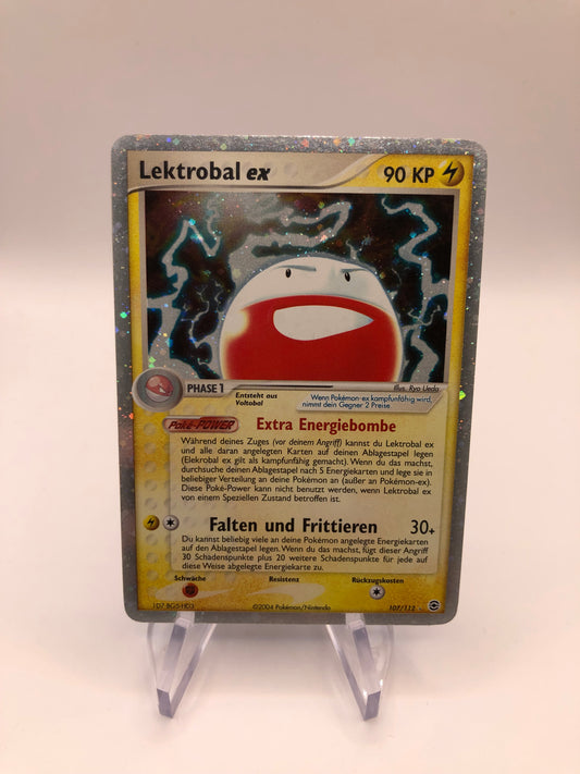 Pokemon Karte Ex Lektrobal 107/112 Deutsch