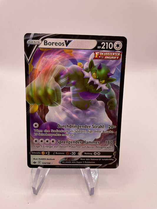 Pokémon Karte V Boreos 124/198 Deutsch