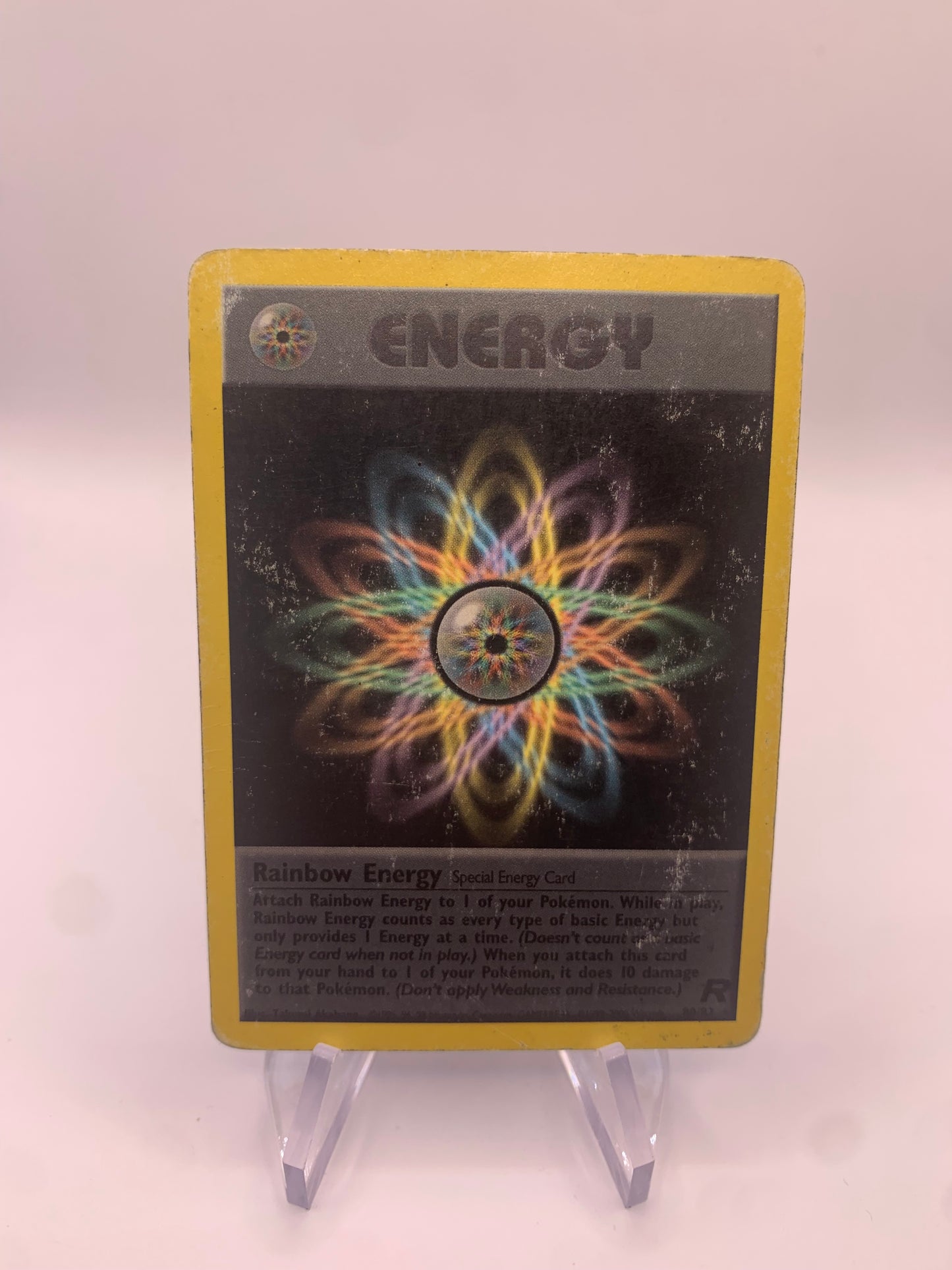 Pokemon Karte Regebogen Energie 80/82 Englisch