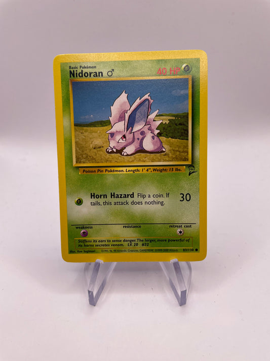 Pokemon Karte Base Set 2 Nidoran 83/130 Englisch
