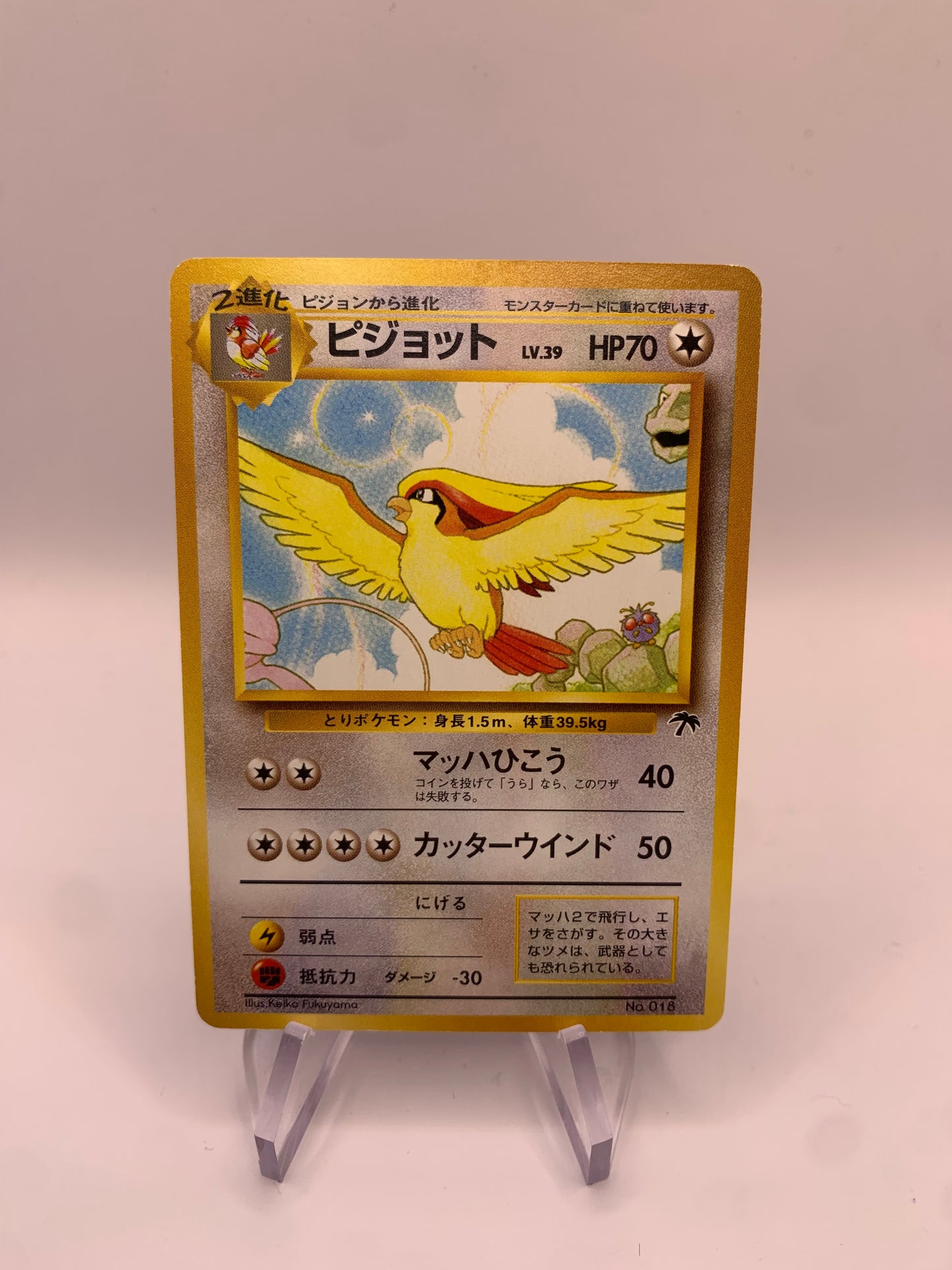 Pokemon Karte Southern Island Tauboss No.18 Japanisch