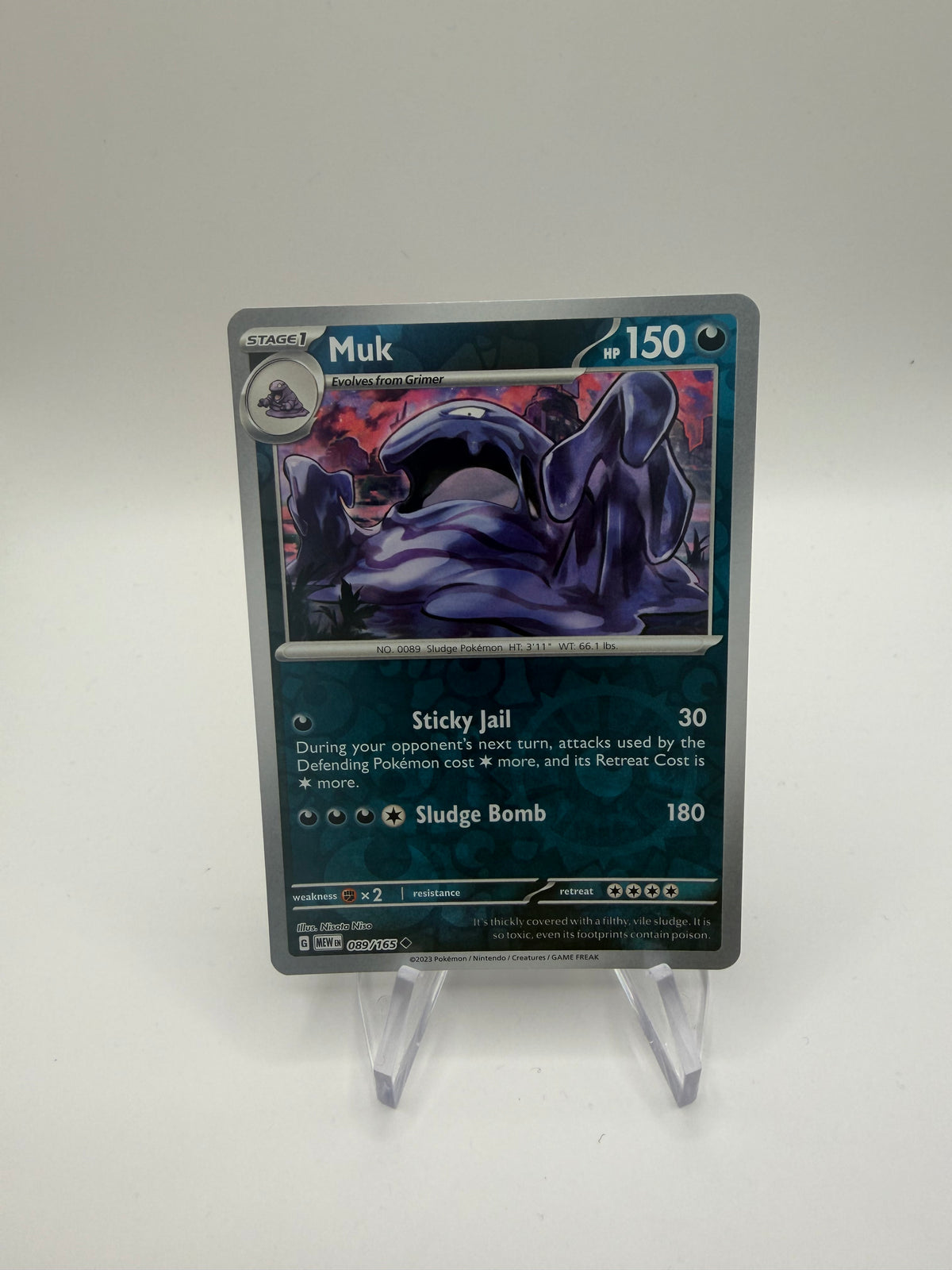 Pokemon Karte Reverse 151 Sleimok 89/165 Englisch