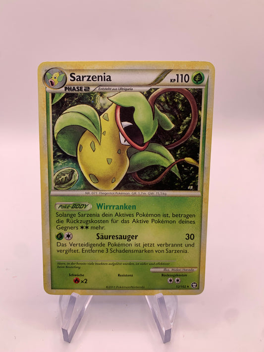 Pokemon Karte Sarzenia 12/102 Deutsch