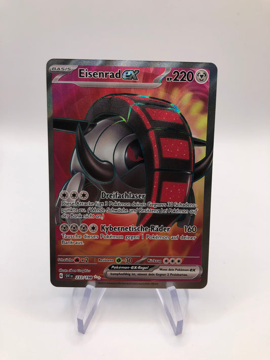 Pokemon Karte Ex Fullart Eisenrad 233/198 Deutsch