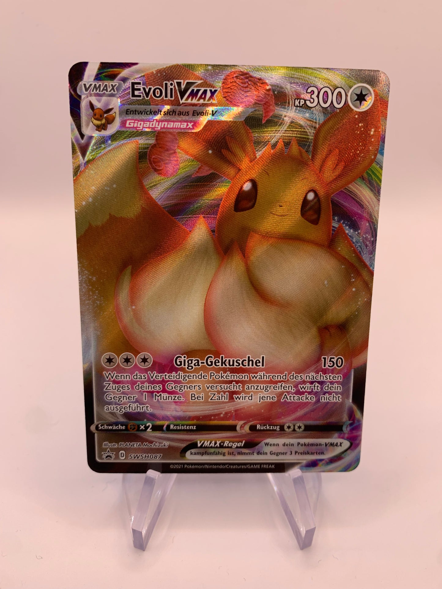 Pokemon Karte Vmax Promo Evoli SWSH087 Deutsch