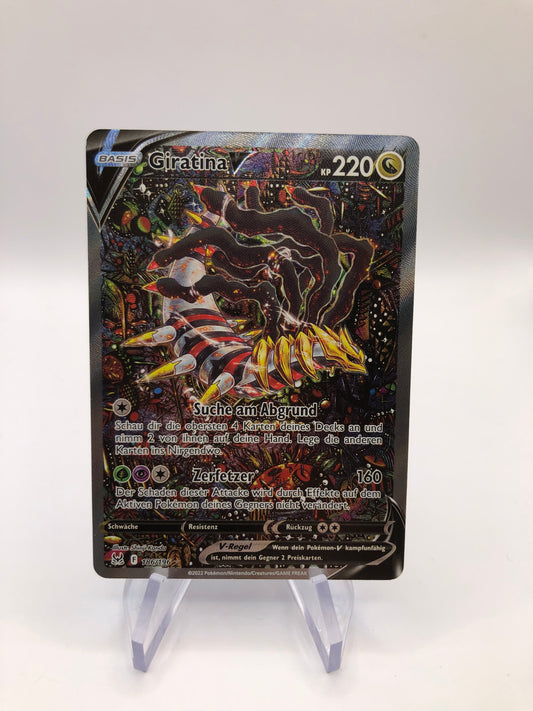 Pokemon Karte V Alt Art Giratina 186/196 Deutsch