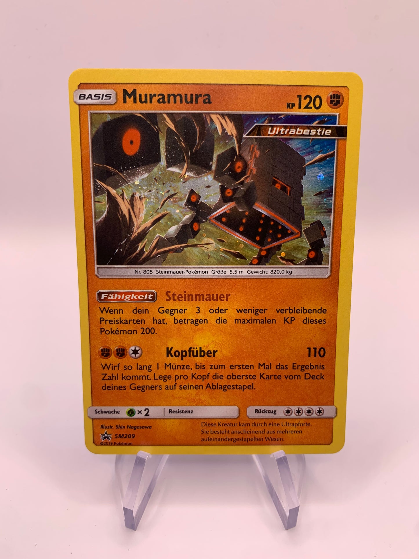 Pokemon Karte Promo Holo Murura SM209 Deutsch