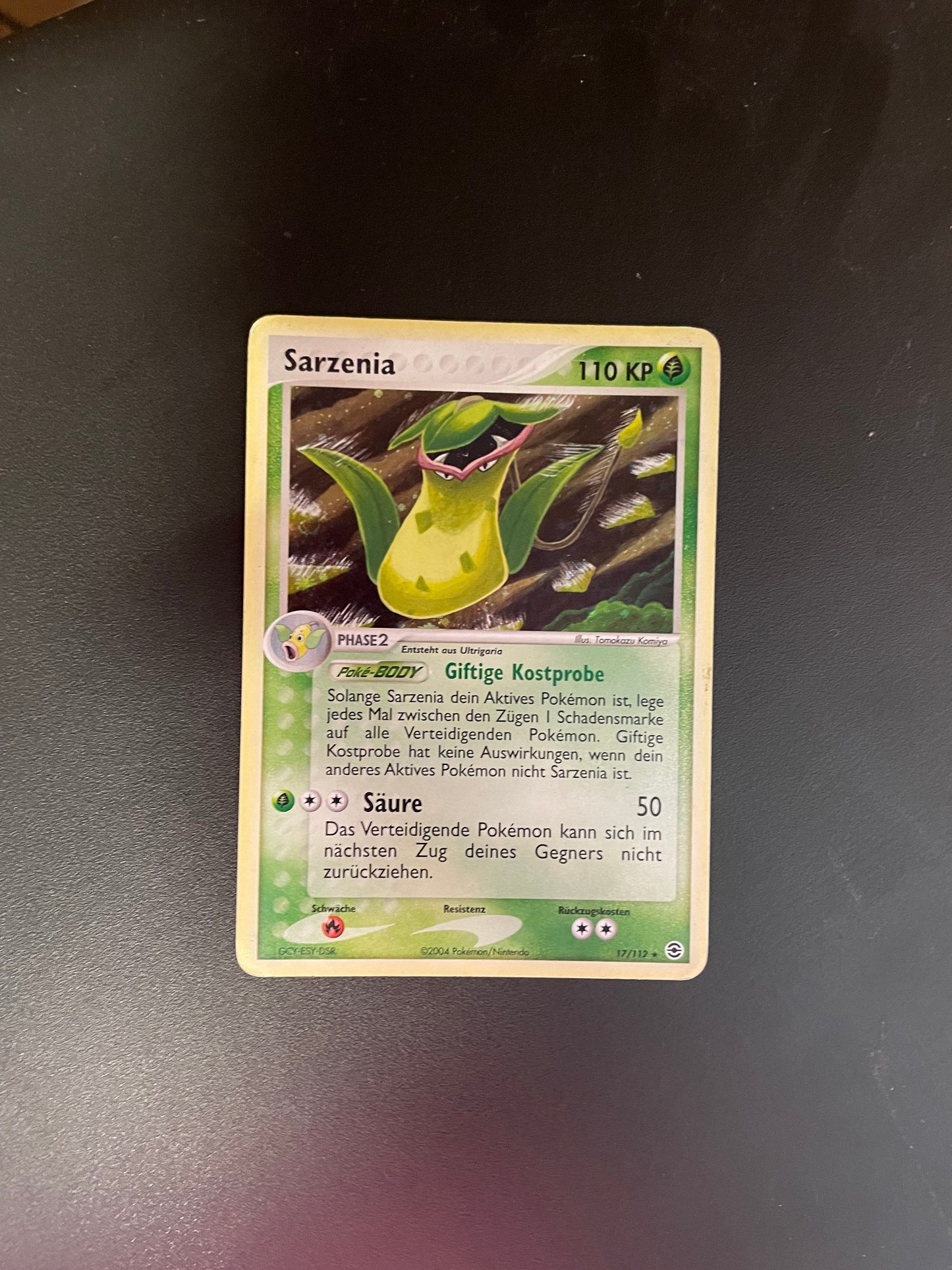 Pokemon Karte Holo Sarzenia 17/112 Deutsch