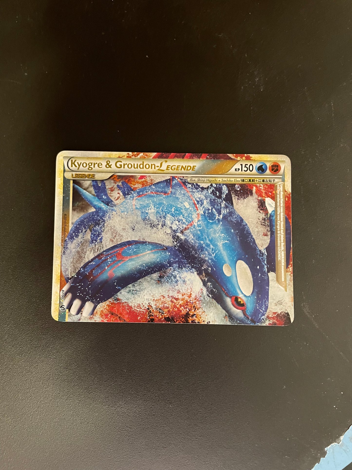 Pokemon Karte Kyogre & Groudon Legende 87/90 Deutsch