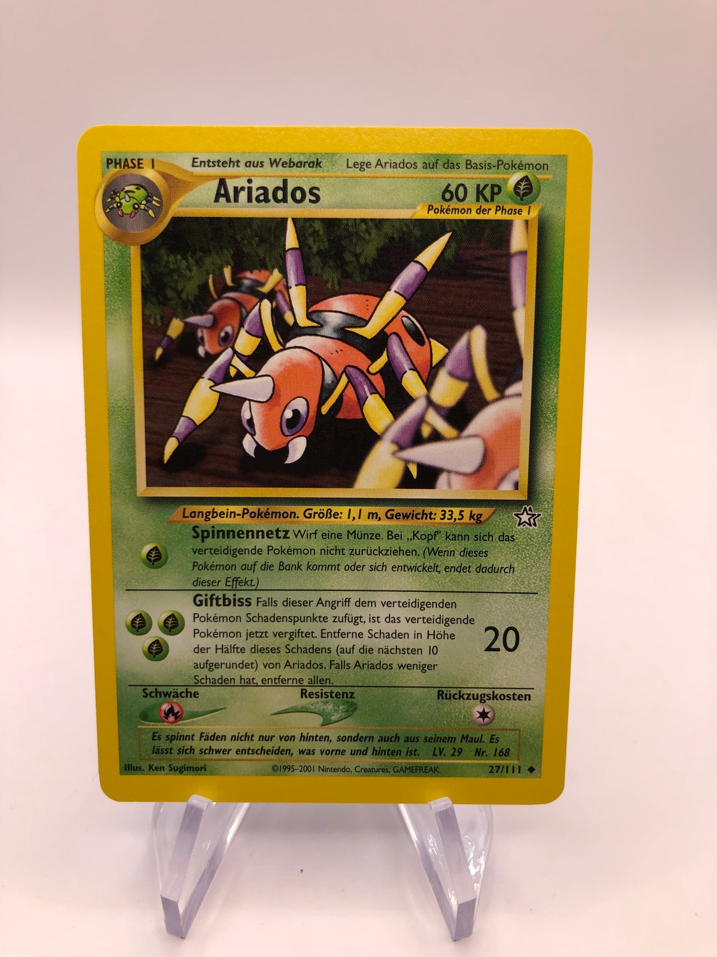 Pokemon Karte Neo Genesis 27/111 Deutsch