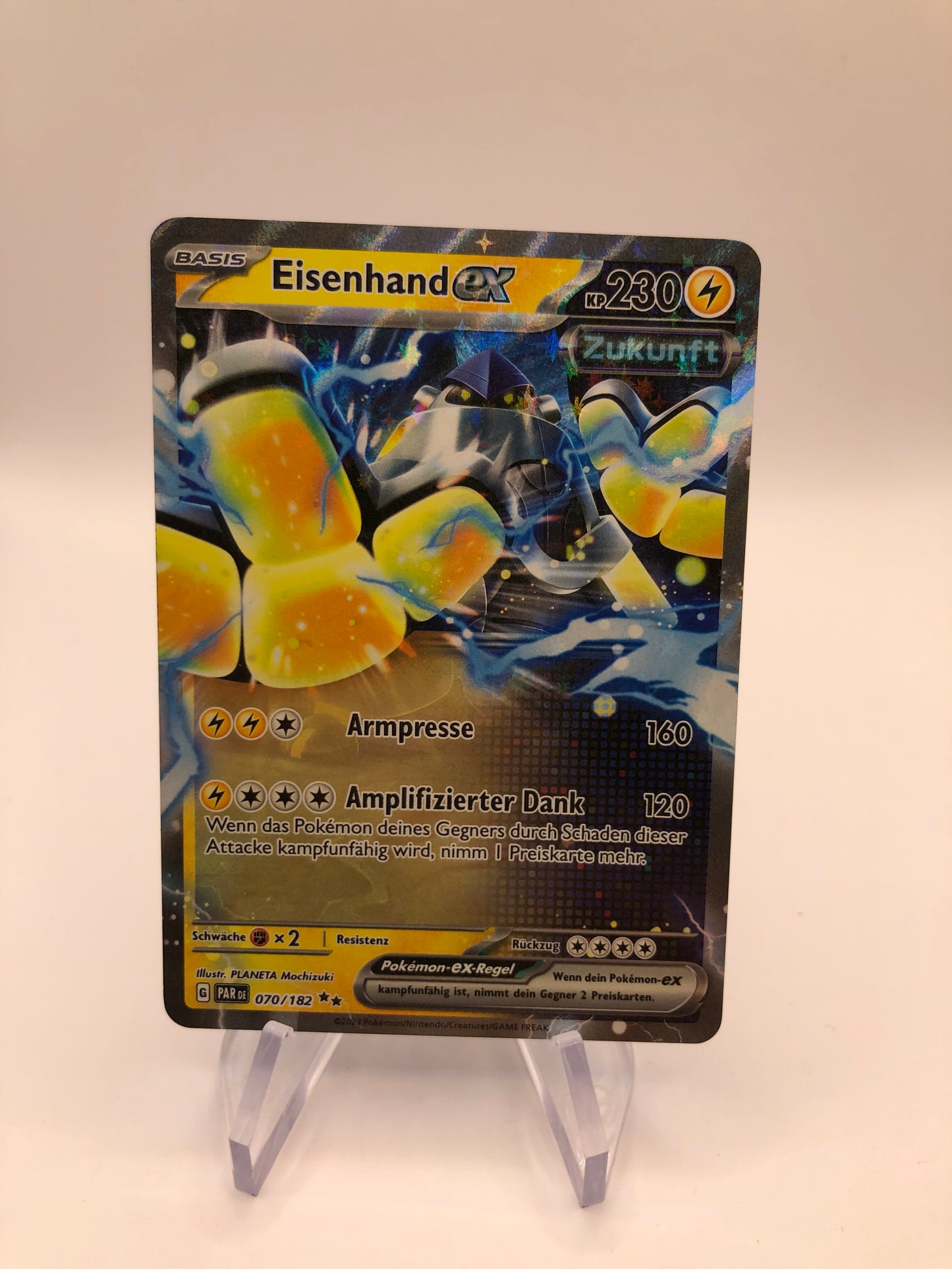 Pokemon Karte Ex Eisenhand 70/182 Deutsch