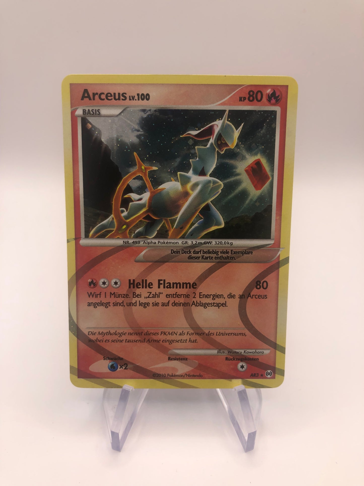 Pokemon Karte Holo Arceus AR3 Deutsch
