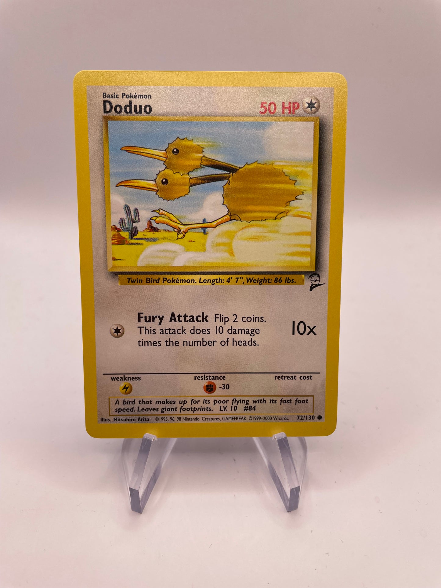 Pokemon Karte Base Set 2 Doduo 72/130 Englisch
