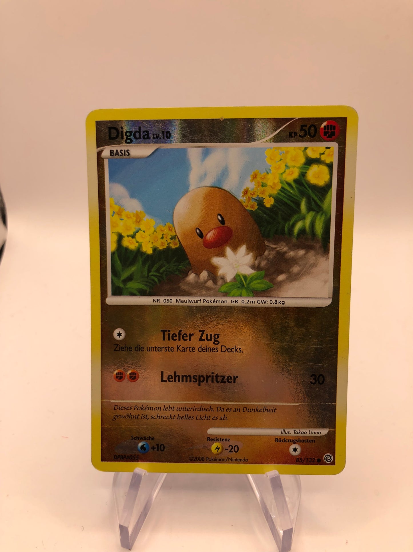 Pokemon Karte Revers Digda 85/132 Deutsch